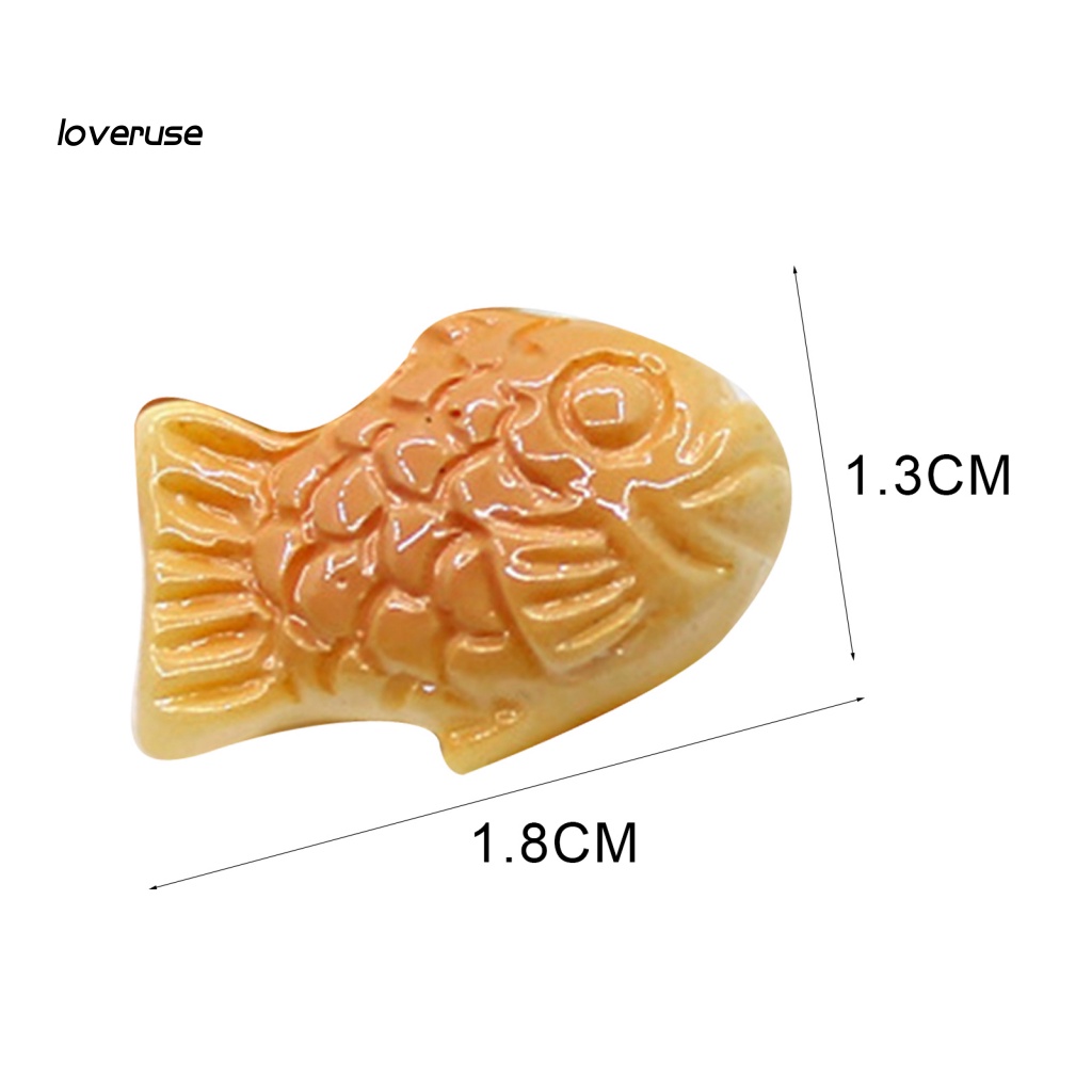 Set 10 Mô Hình Bánh Quy Và Cá Mini Trang Trí Nhà Búp Bê