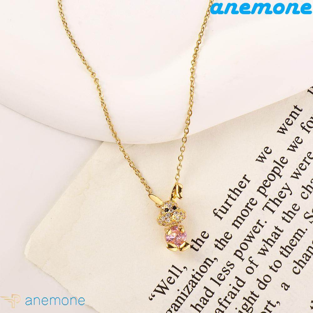 Vòng Cổ Mặt Hình Thỏ Sáng Tạo Có Thể Điều Chỉnh Thời Trang Dành Cho Nữ