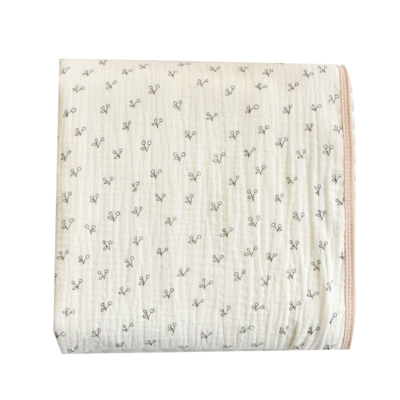 Chăn Quấn Em Bé 4 Lớp Bằng Vải Cotton Thoáng Khí