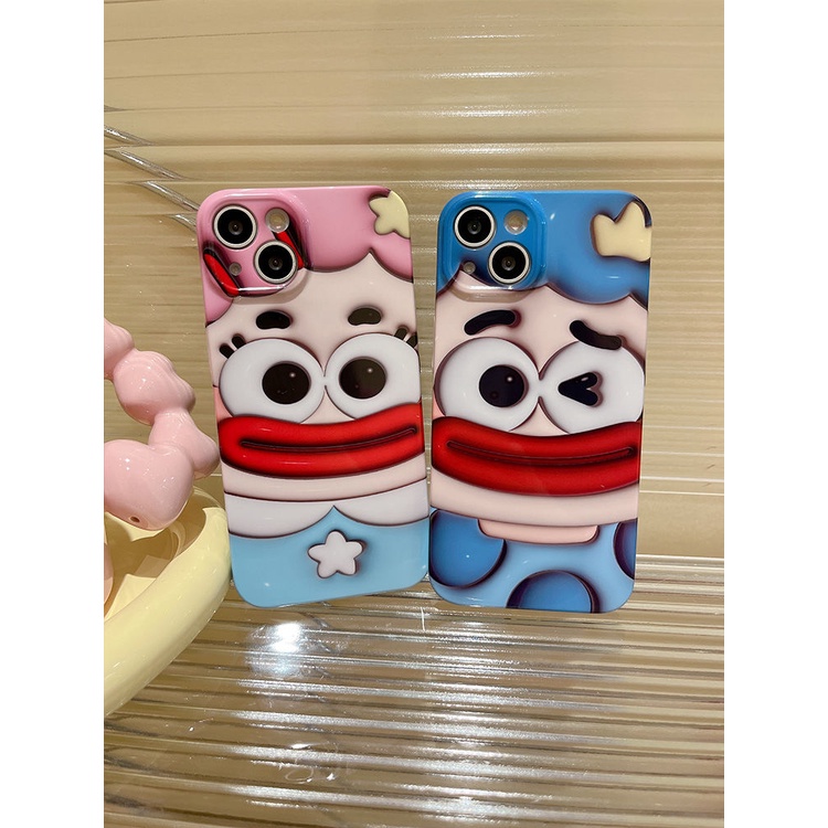 Ốp Điện Thoại Họa Tiết Hoạt Hình Mắt To Dễ Thương HC5D Cho Iphone 8p7 13 11 14Promax