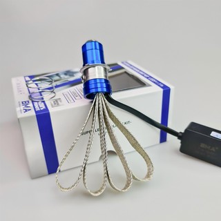 Đèn led pha z4 chân m5 hãng bma - cos vàng pha trắng lắp dream , wave nhỏ , fu1... bảo hành 1 năm