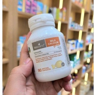 Canxi sữa Canxi Milk Bioisland bổ sung cho bé từ 7 tháng tuổi 90 viên - Úc