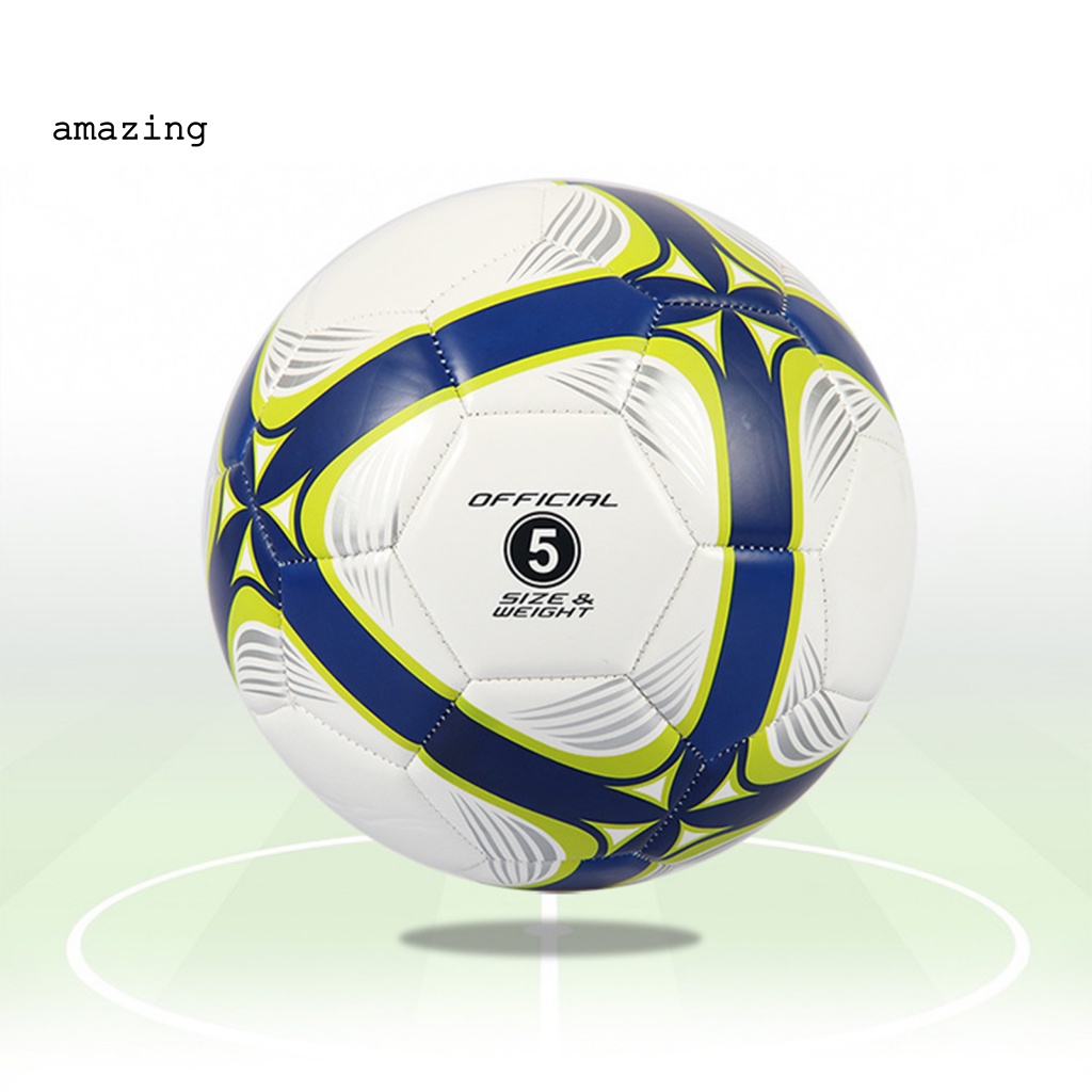 1 Bộ Quả Bóng Đá Chuyên Nghiệp Số 5 Bằng PVC Độ Co Giãn Cao
