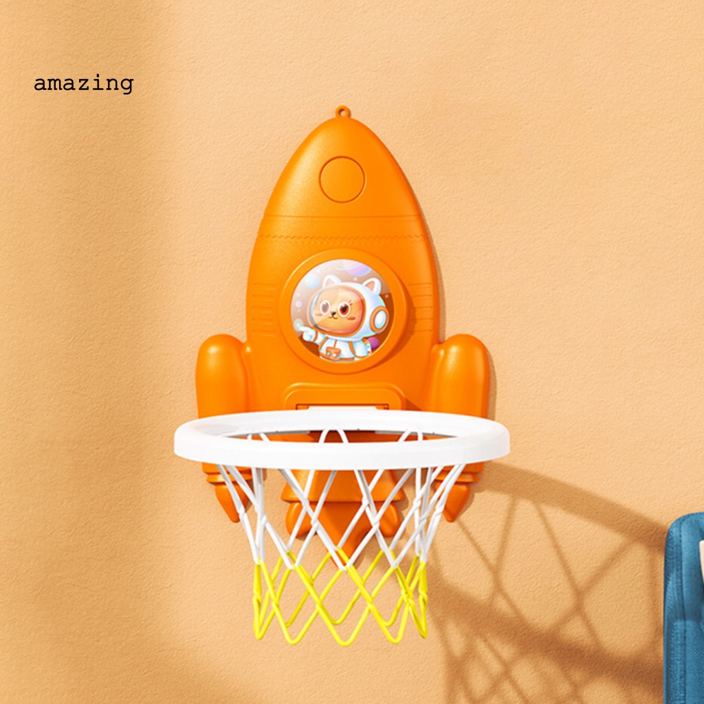1 Bộ Đồ Chơi Bóng Rổ Chống Mài Mòn Dễ Lắp Đặt Dùng Làm Quà Tặng Sinh Nhật Cho Bé