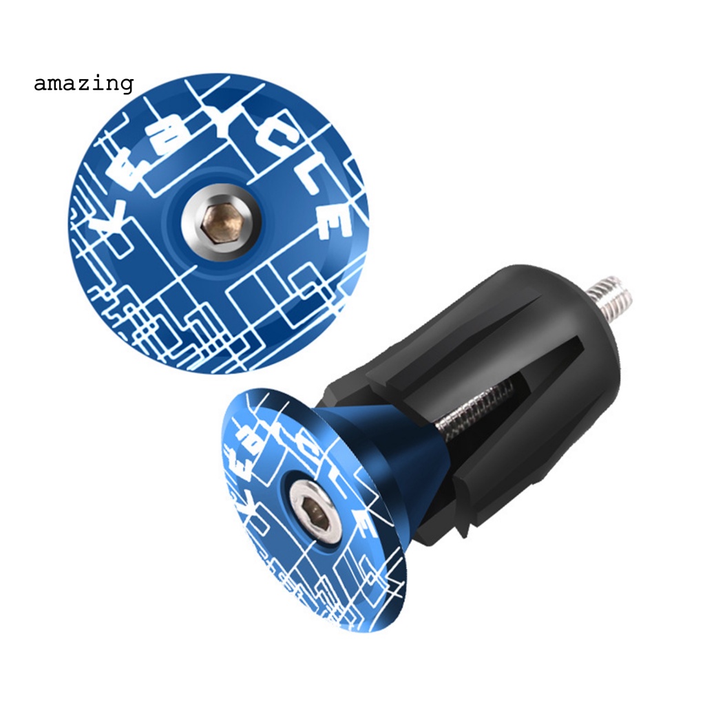 Set 2 Nút Chặn Tay Lái Xe Đạp 4 Màu