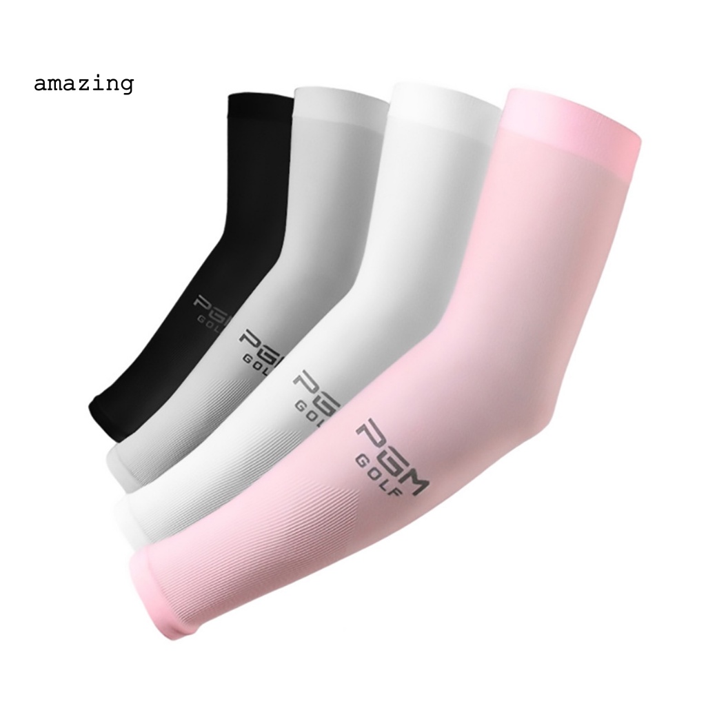 1 Cặp Găng Tay Dài Bằng Lụa Lạnh Để Chơi Golf Tiện Dụng