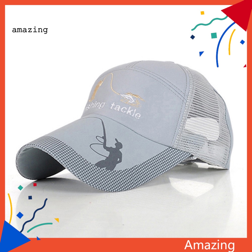 Mũ Lưỡi Trai Phối Lưới Thêu Họa Tiết Phong Cách Thể Thao Thời Trang