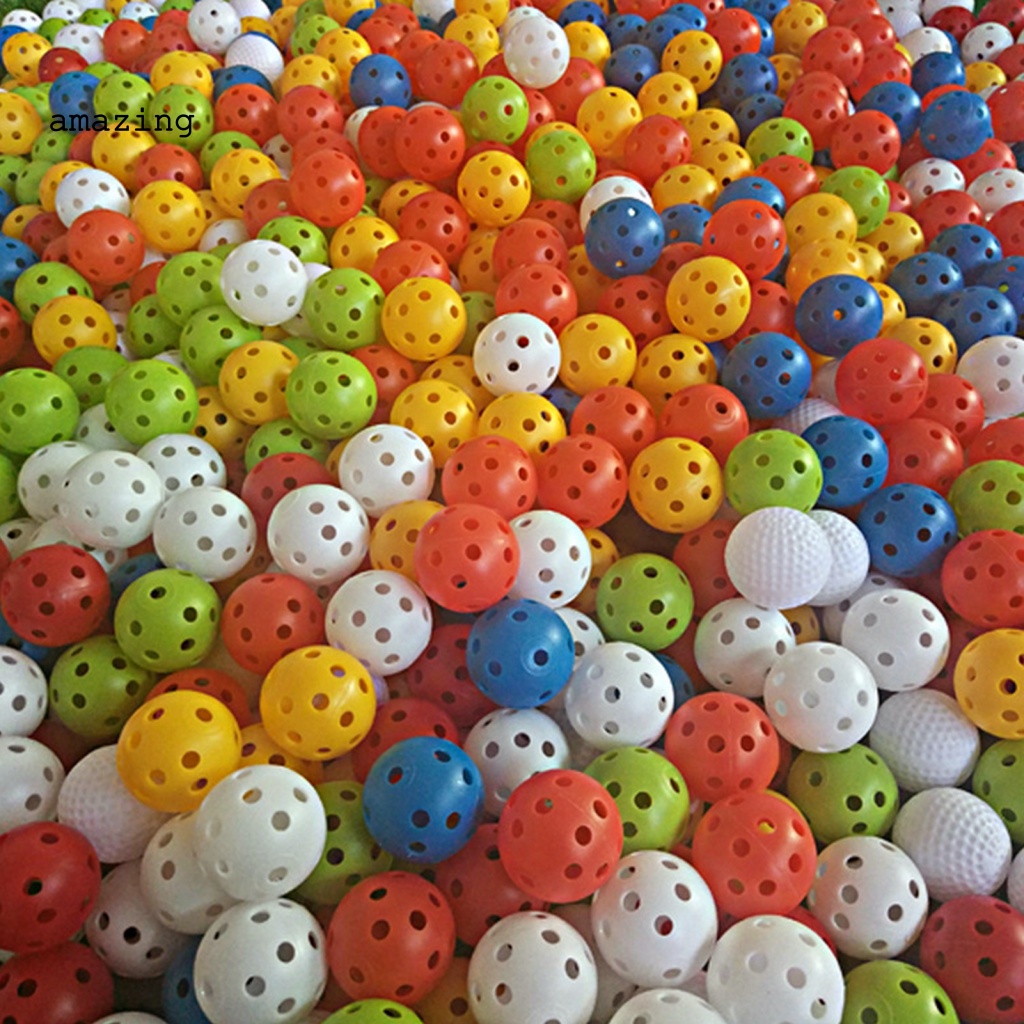 Set 12 Quả Bóng Golf Rỗng Luyện Tập Trong Nhà / Ngoài Trời Dành Cho Nam Và Nữ