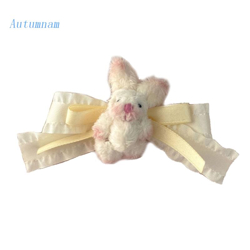 Kẹp Tóc Hình Thỏ Nhồi Bông Dễ Thương Cho Nữ