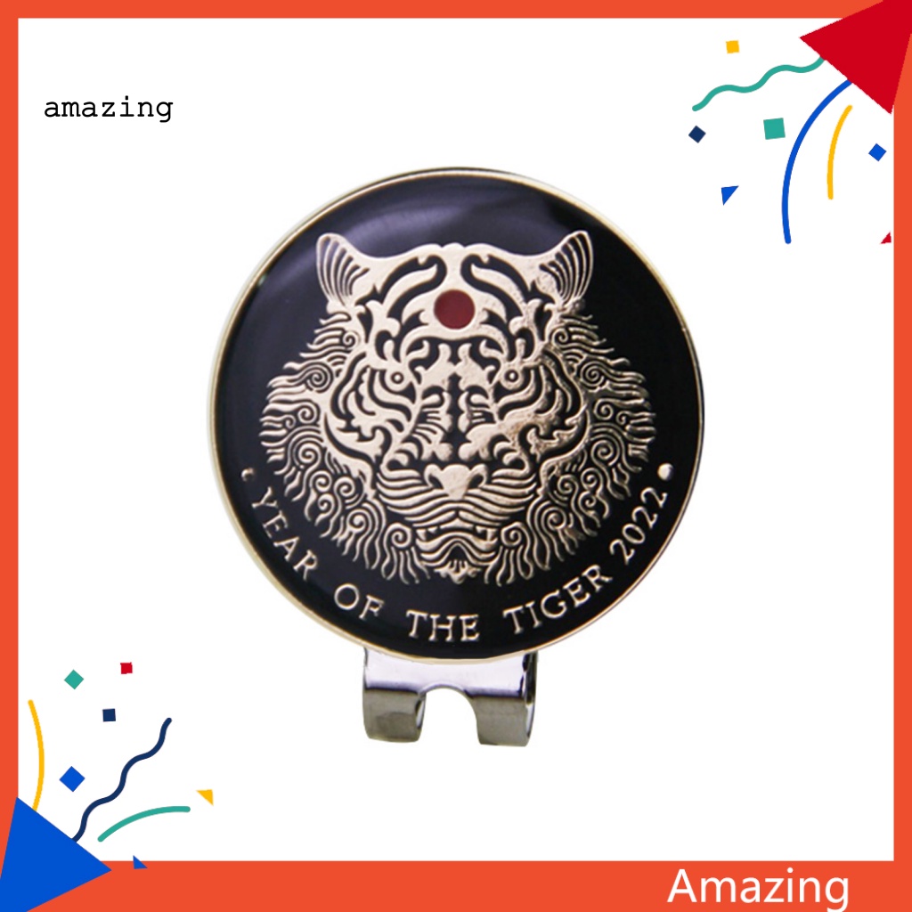 1 Bộ Kẹp Gắn Nón Đánh Golf Mini Bằng Hợp Kim Kẽm Từ Tính Bền Bỉ