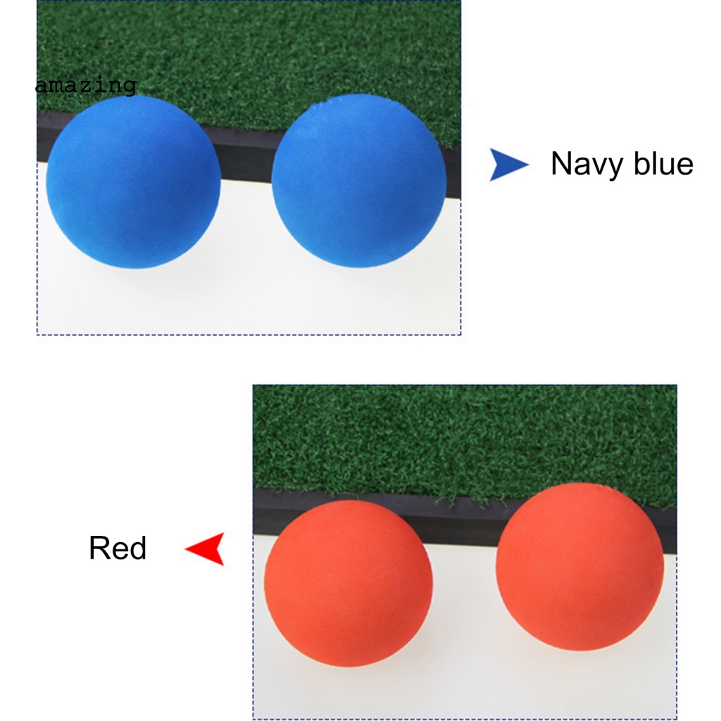 Set 2 Quả Bóng Đánh Golf / Tennis Mềm Nhiều Màu An Toàn