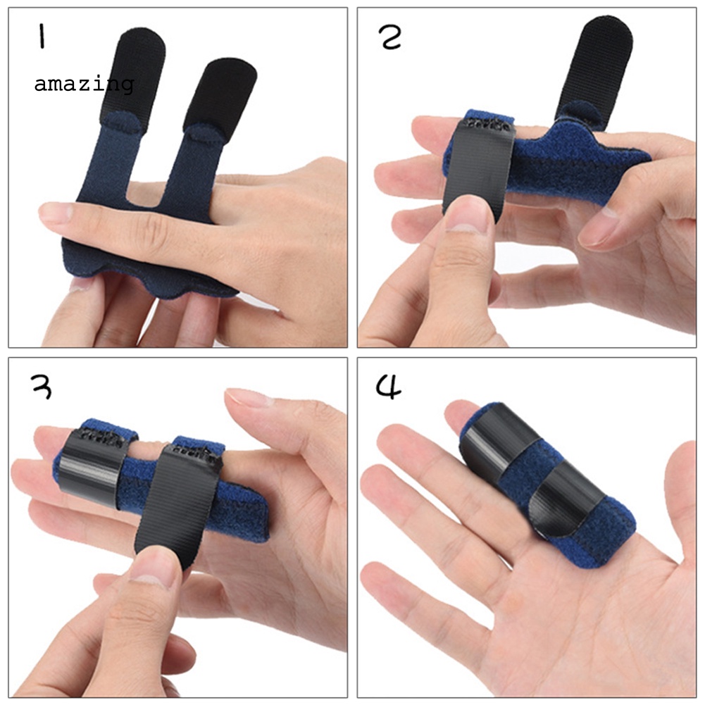 1 Đai Nẹp Cố Định Ngón Tay Giảm Đau Điều Chỉnh Được Tiện Lợi