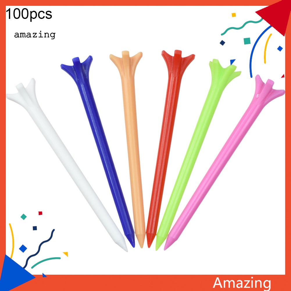 Bộ 100 Giá Đỡ Bóng Golf Bằng Nhựa Tiện Dụng