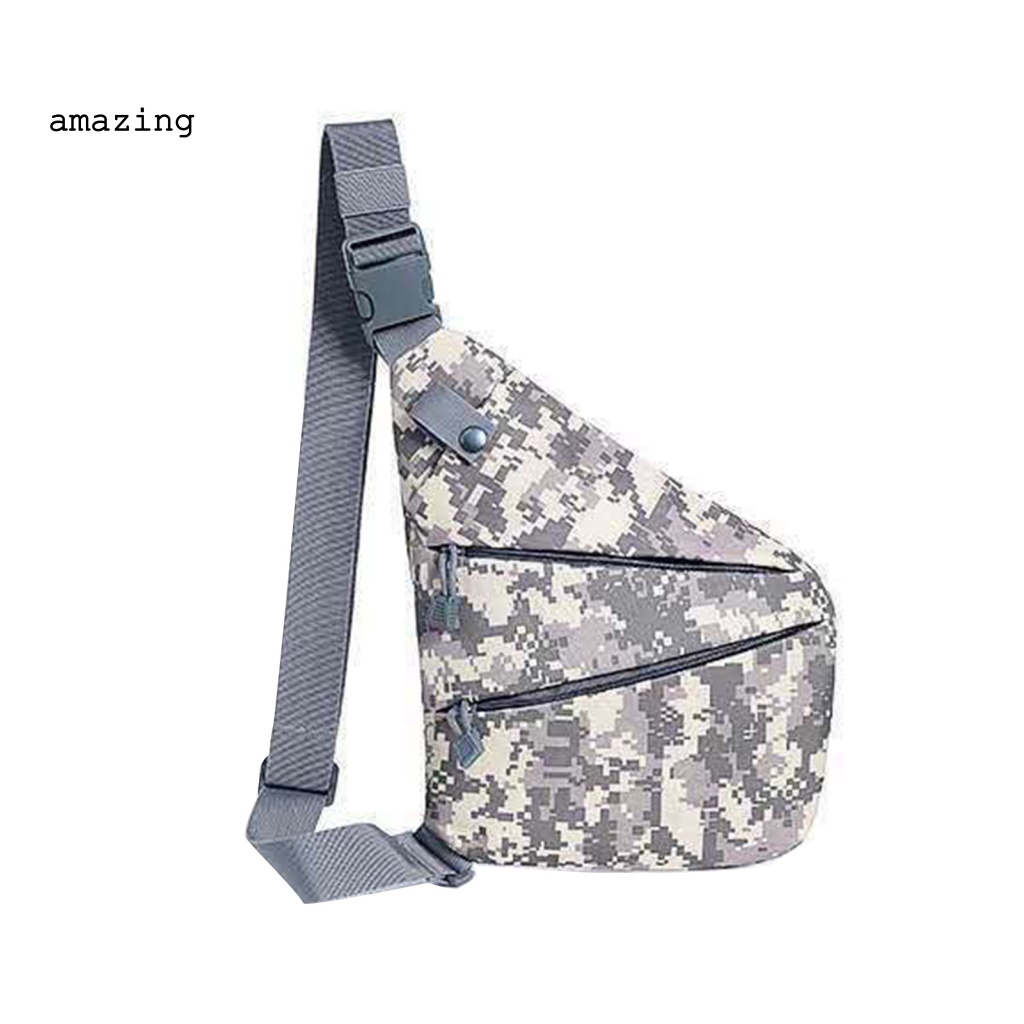 Túi Đeo Vai Thể Thao Có Túi Trước In Họa Tiết Rằn Ri