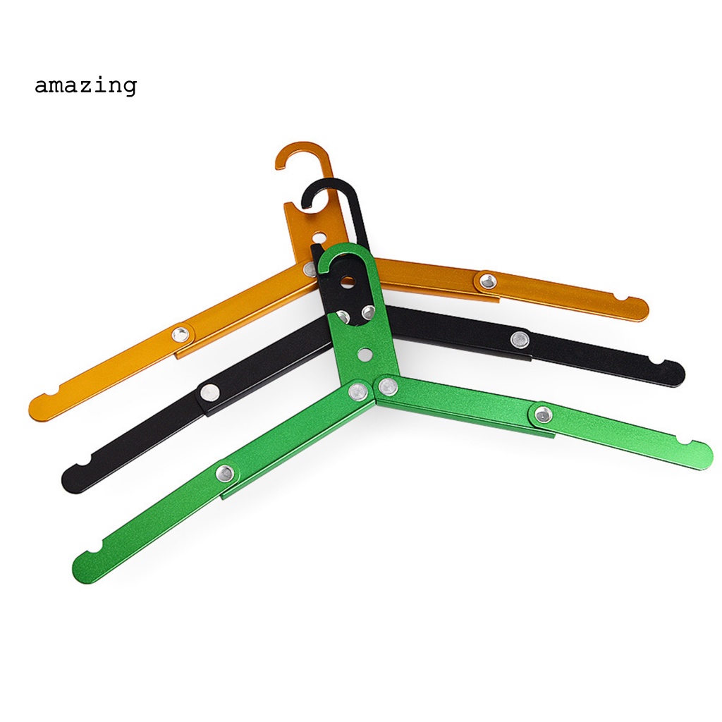 Móc Phơi Đồ Bằng Hợp Kim Nhôm Có Thể Gấp Gọn Linh Hoạt Tiện Dụng Mang Theo Du Lịch