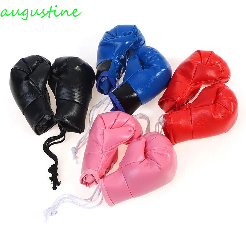 Dây Treo Trang Trí Xe Hơi Hình Găng Tay Boxing Bằng Da Độc Đáo