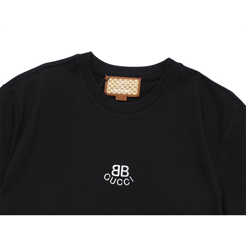 Áo Thun Ngắn Tay Thêu logo BALEN88-Double Thời Trang Dành Cho Cả Nam Và Nữ