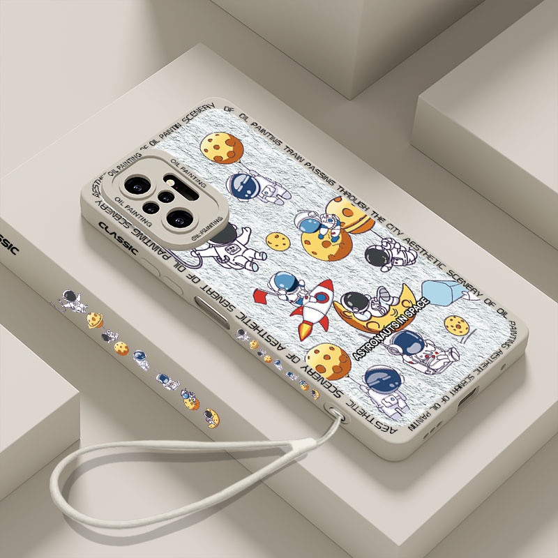 Ốp Điện Thoại Silicon Mềm Họa Tiết Phi Hành Gia Dành Cho Redmi NOTE 12 11 10 pro 12 pro 11 pro 10 pro 10s 11s 12C