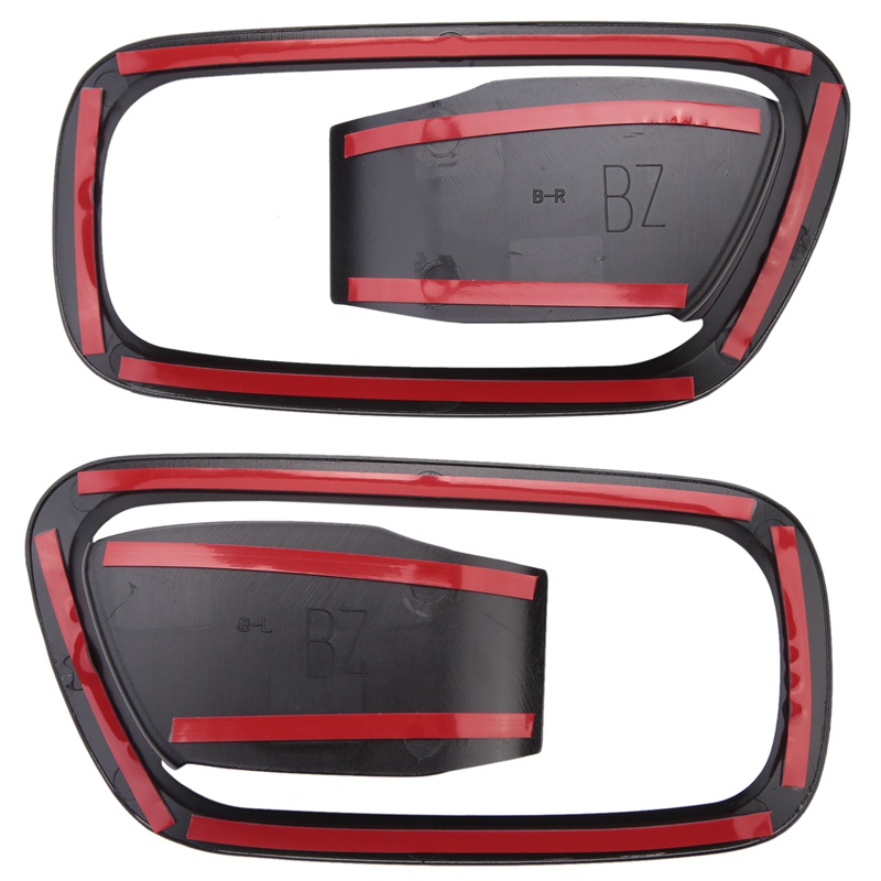 4 cái cho Tay nắm cửa bên trong MỚI Trang trí nắp bát cho Honda HRV XRV XR-V HR-V 2022-20 2023 Màu đen bóng