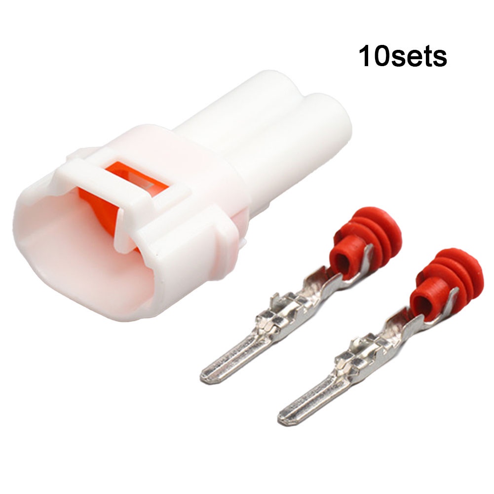 Bộ 10 Đầu Nối Dây Điện 2Pin Chống Nước Cho Xe Hơi Mới
