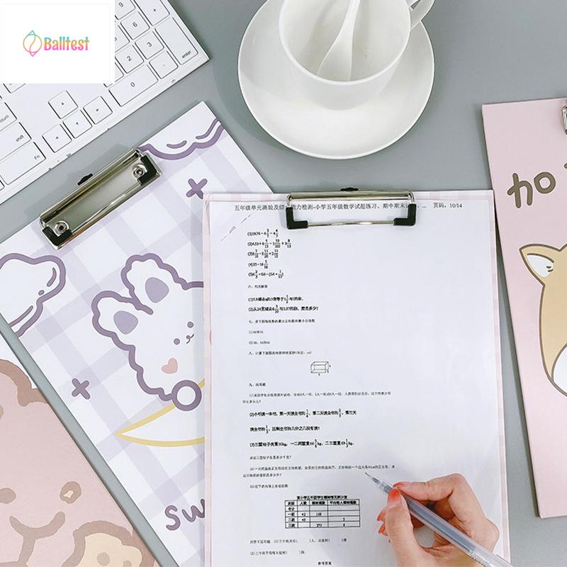 💜Kẹp tài liệu size A4 trình ký đơn hoạ tiết cute