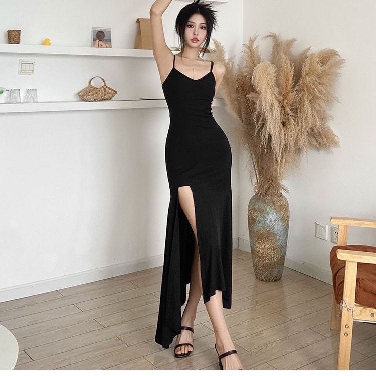 Đầm Đuôi Cá Lệch Tà Quyến Rũ Thời Trang Hè Cho Nữ