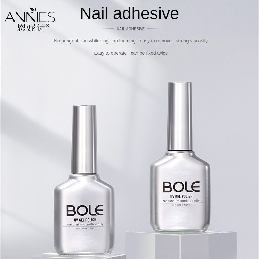 Keo dán móng giả ANNIES BOLE 16G chiếu đèn UV LED trong suốt lâu trôi không ăn mòn cho salon