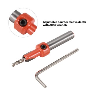 ⚡QKCF⚡ Alloy Drill Bits 3.5mm*8mm Rotary Tool Hole Countersink Woodworking Chamfering