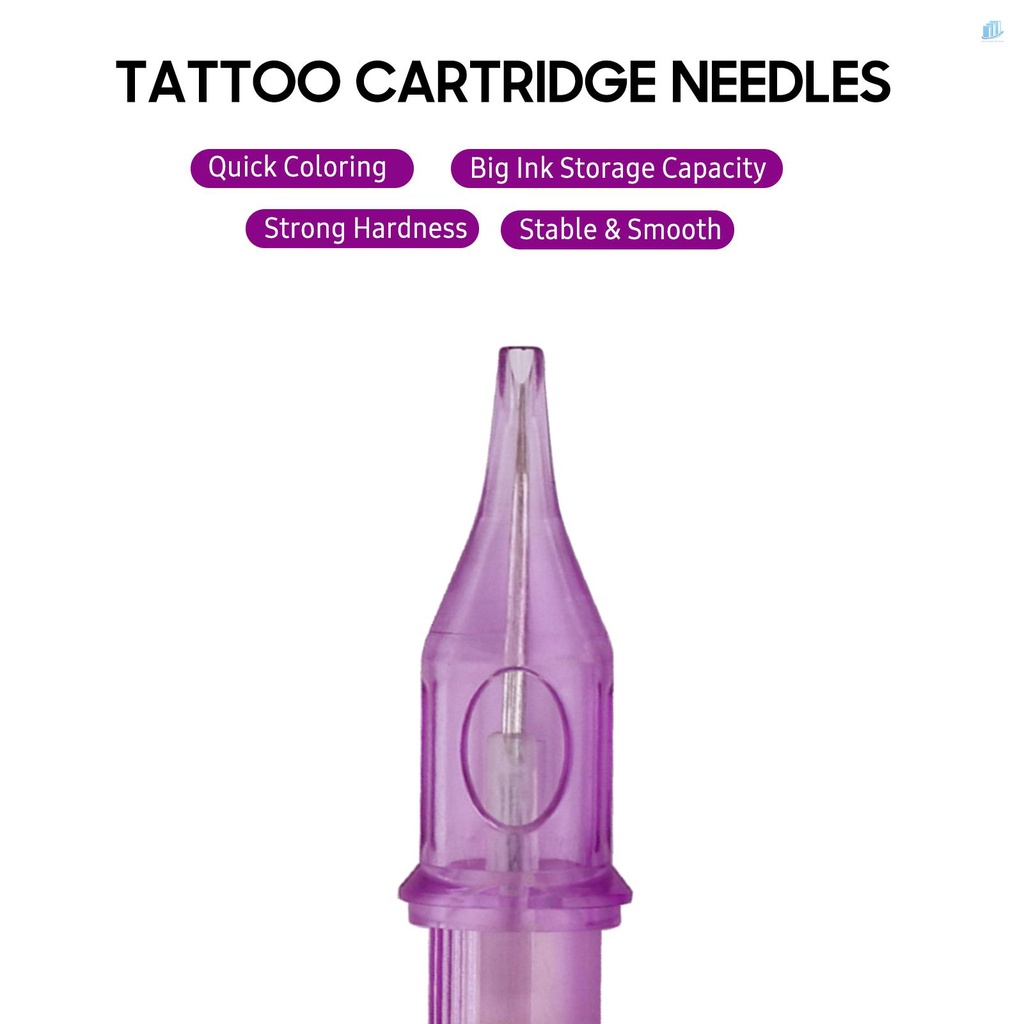 Bộ 10 Kim Xăm 7RM Khử Trùng Cầm Tay Cho Người Mới Bắt Đầu