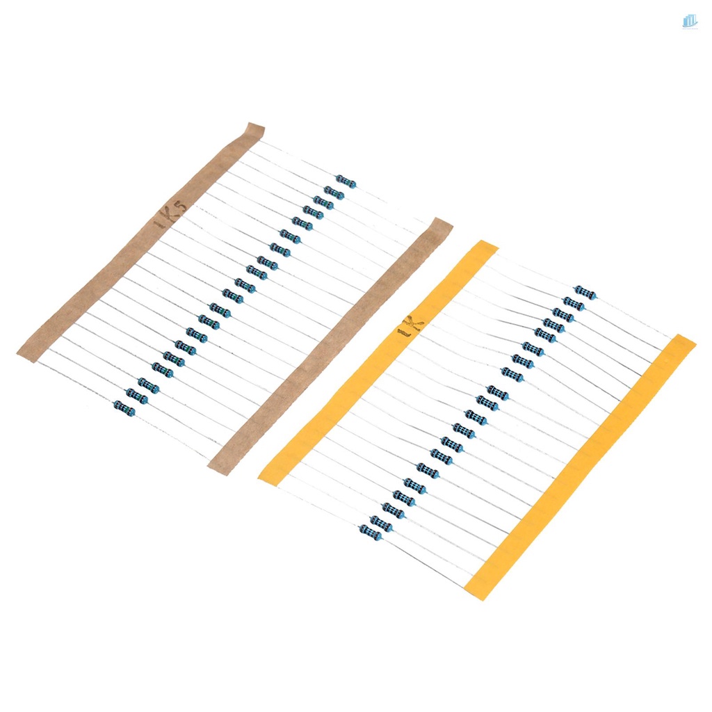 Bộ 2600 Điện Trở Màng Kim Loại 130 Giá Trị 1 / 4W 0.25W 1%