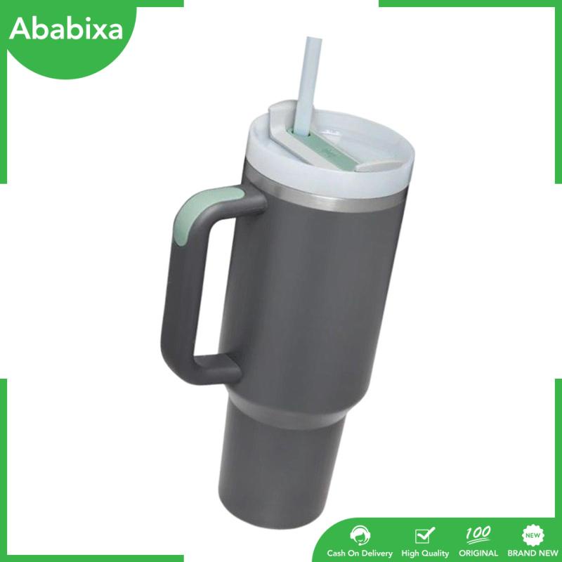 Cốc Uống Cà Phê Nóng Lạnh 40oz Bằng Inox Có Tay Cầm Tiện Dụng Mang Theo Du Lịch Cho Nam Và Nữ