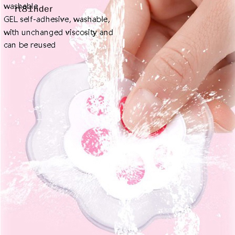 1 Cặp Đệm Lót Giày Cao Gót Hình Dấu Chân Mèo Chống Trượt Giảm Đau