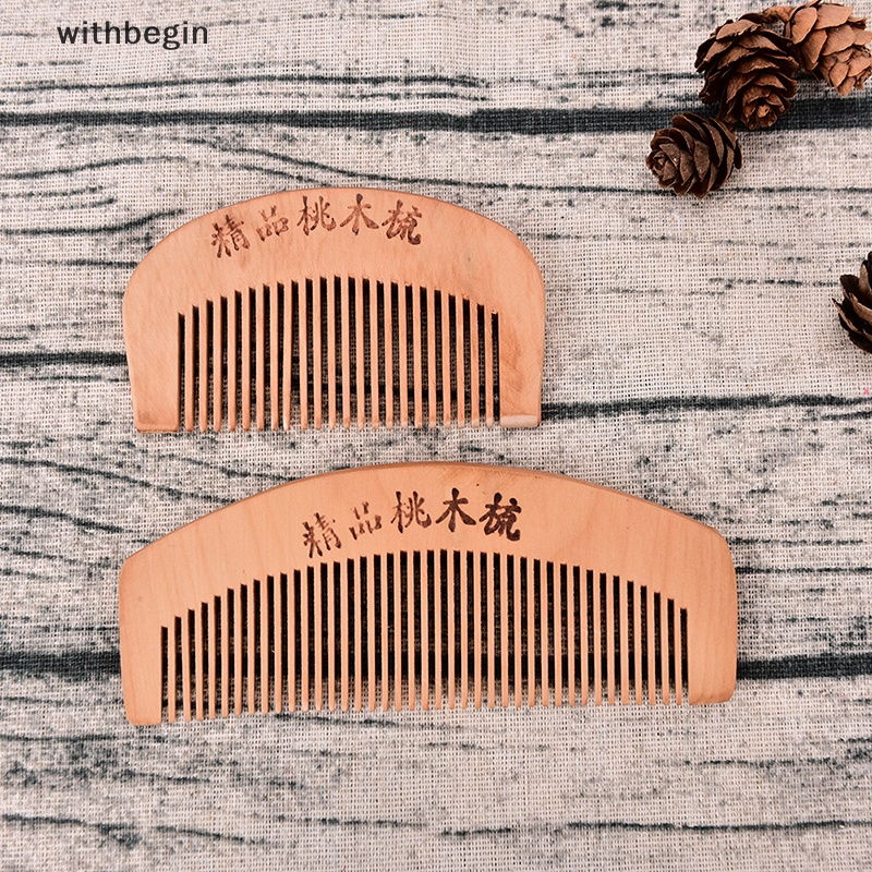 Lược Gỗ Chải Râu Mát Xa Da Đầu Tiện Dụng