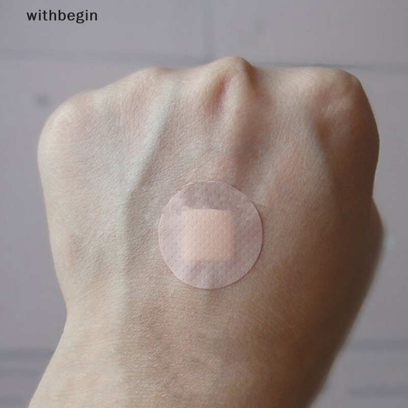 Bộ 20 Miếng Băng Cá Nhân Hình Tròn Thoáng Khí Chống Thấm Nước Dùng Chăm Sóc Sức Khỏe