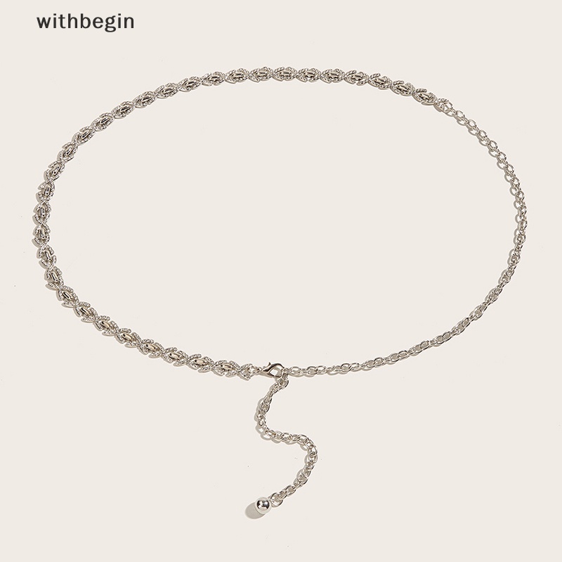 Thắt Lưng Dây Xích Kim Loại Thời Trang Cho Nữ