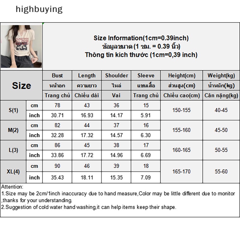 Áo Thun Lửng Ngắn Tay Cổ Chữ V In Chữ Phong Cách Retro Cho Nữ