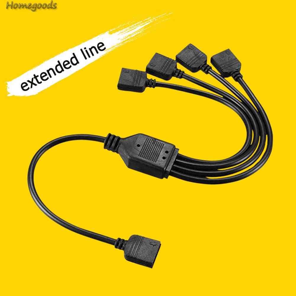 Cáp Chia Cổng RGB 5V 3Pin 2023 Mới Cho Đèn LED MSI ASUS