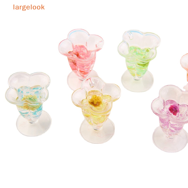 Bộ 2 Miếng Dán Trang Trí Điện Thoại / Cốc Kem / Đồ Uống Hình Bông Hoa Bằng Nhựa Dạ Quang DIY