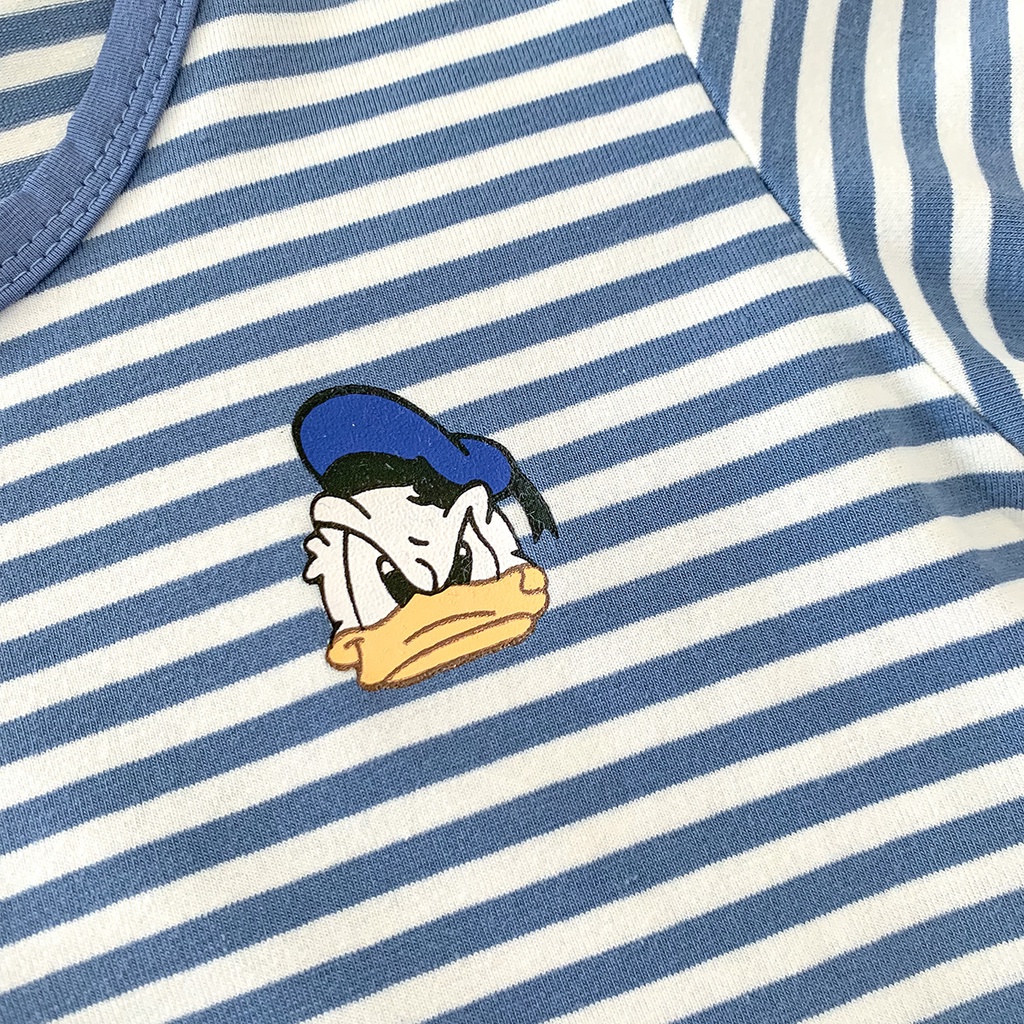 Áo Liền Quần Ngắn Tay Hoa Văn Kẻ Sọc Thời Trang Mùa Hè Dành Cho Trẻ Nhỏ Mới Sinh