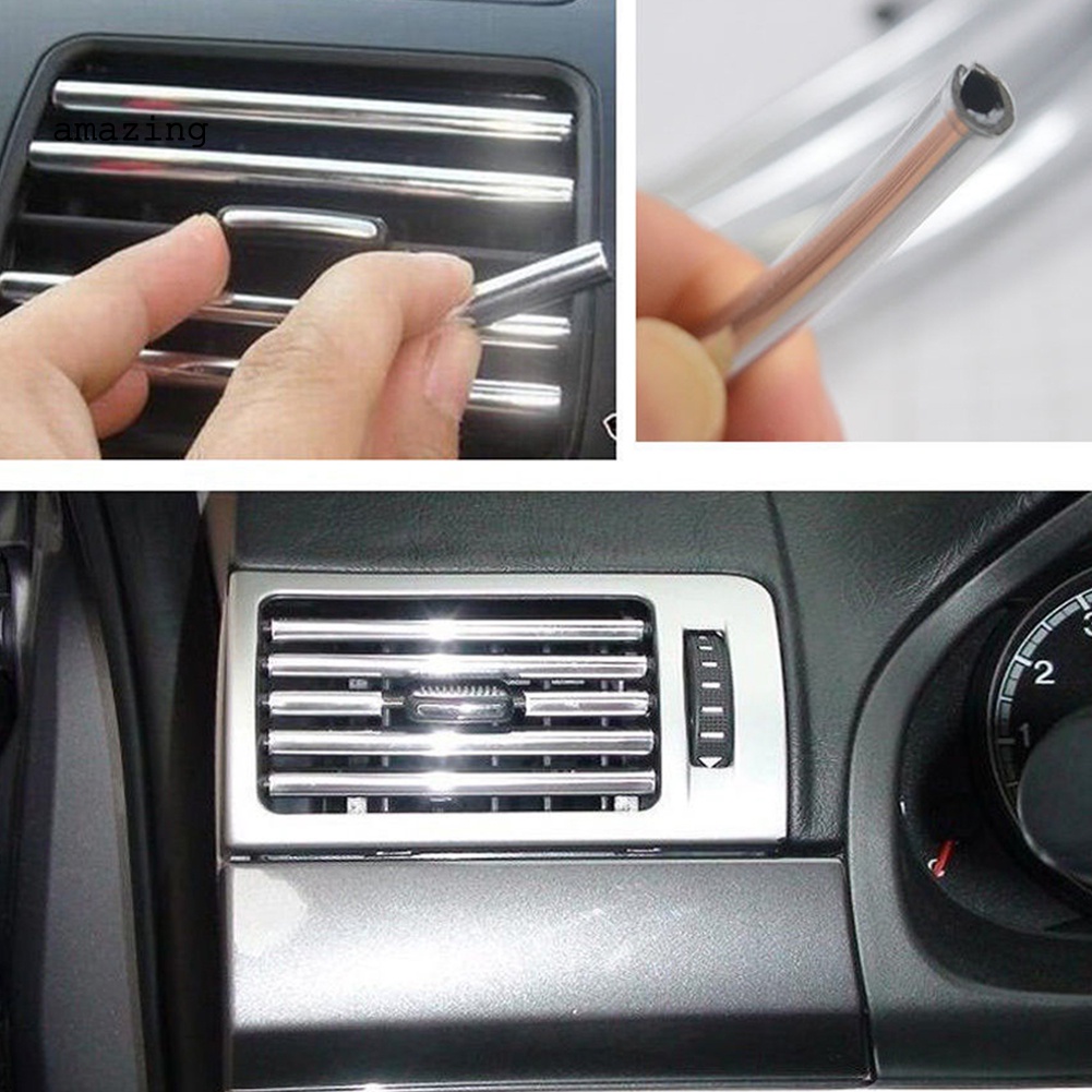 Dải Viền Trang Trí Công Tắc Điều Hòa Xe Hơi Bằng Chrome