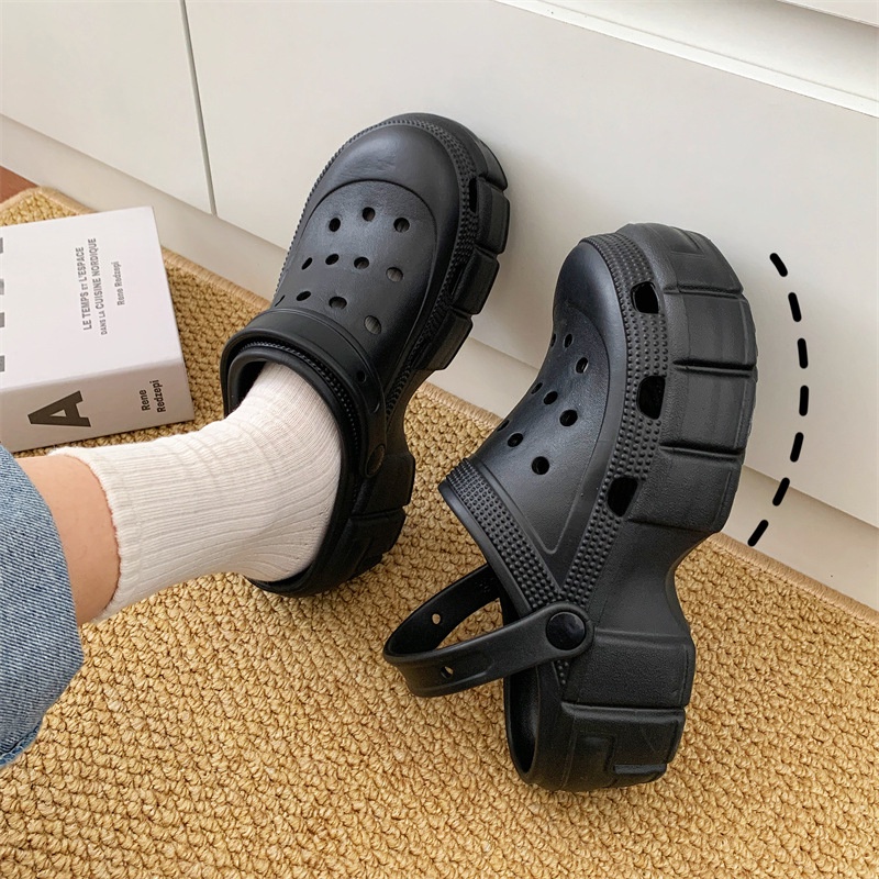 ISAHINI dép nữ dép bánh mì dép nữ dép đi trong nhà đế mềm chống trượt 19Z23050608