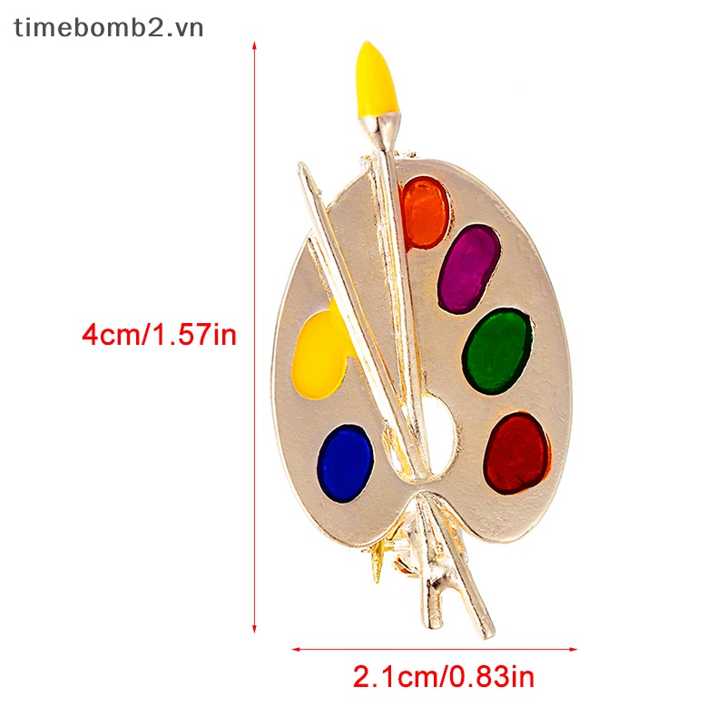 {Timebomb} Ghim Cài Áo Thời Trang Nhiều Màu Sắc Tráng Men Dành Cho Nữ