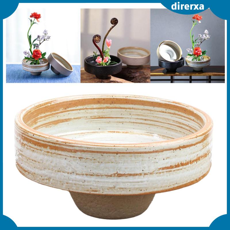 Bình Hoa Ikebana Nhật Bản Hình Tròn Nghệ Thuật Trang Trí Bàn Làm Việc