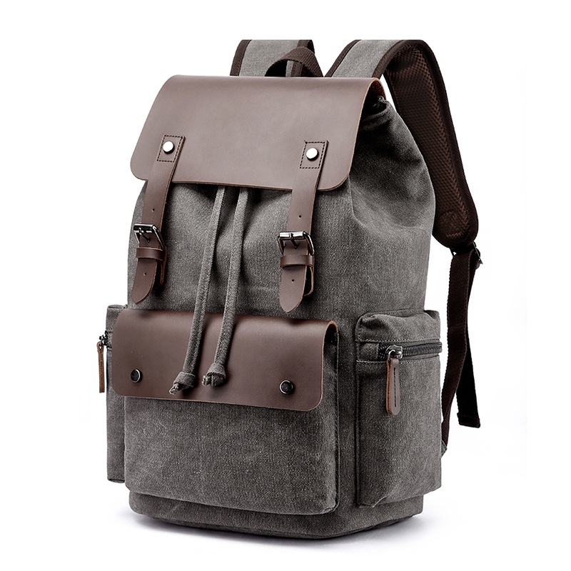 Balo Canvas Đựng Laptop Thời Trang Cho Nam Nữ