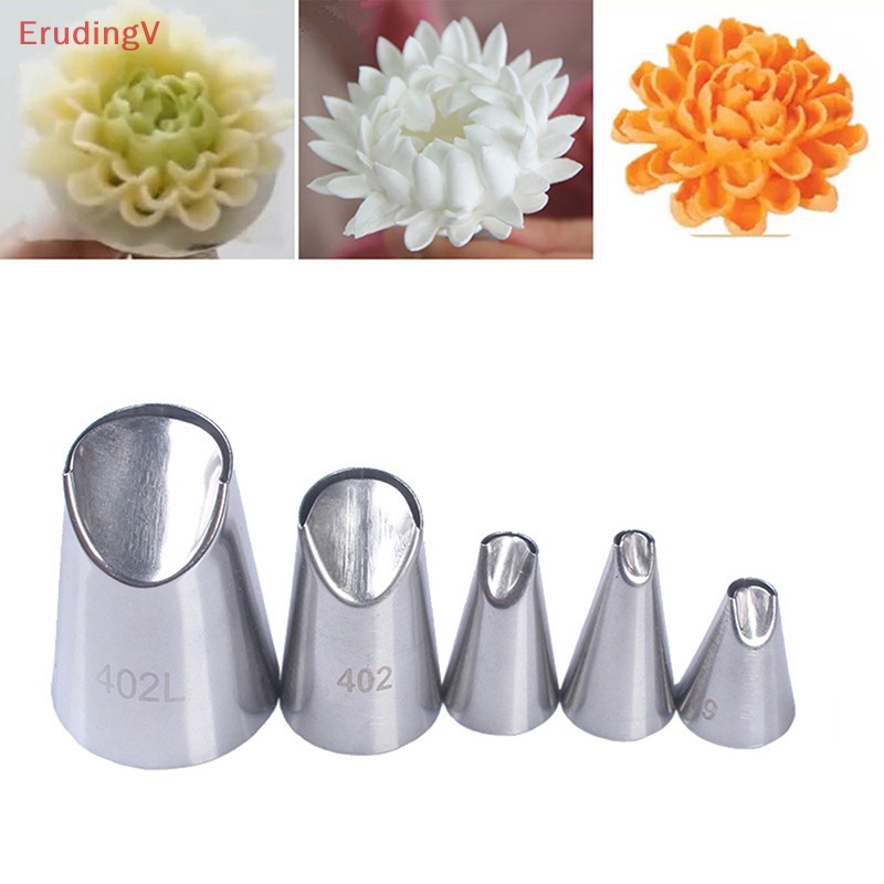 Bộ 5 Đuôi Bắt Bông Kem Bằng Thép Không Gỉ