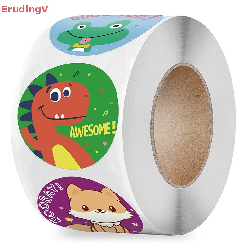 Bộ 500 Miếng Dán Hình Động Vật Hoạt Hình Cho Giáo Viên