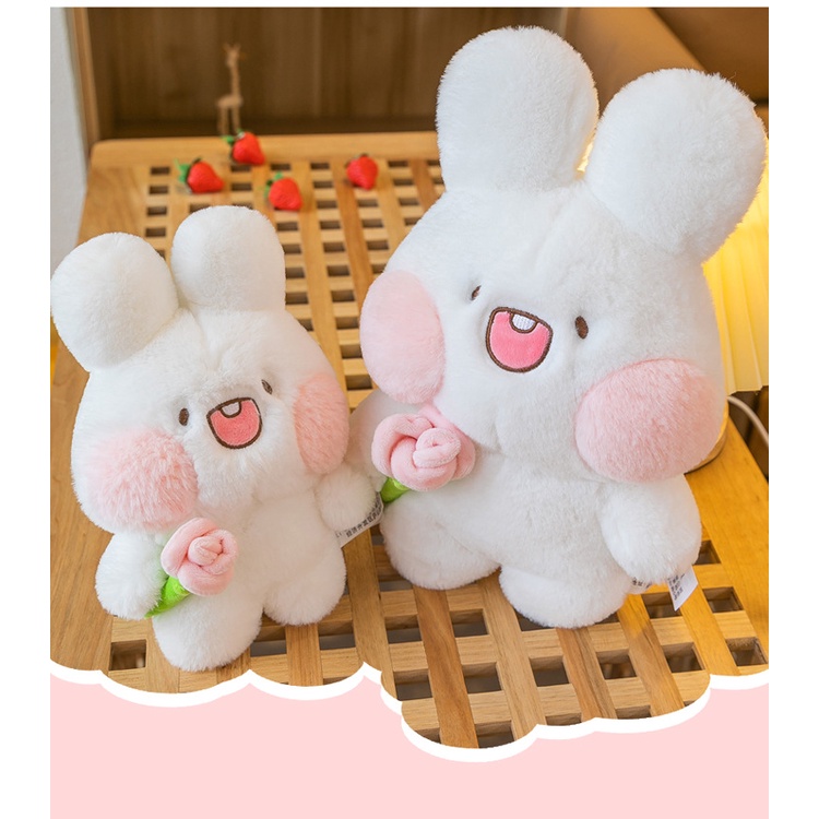 Thỏ Nhồi Bông Thiết Kế Dễ Thương Xinh Xắn