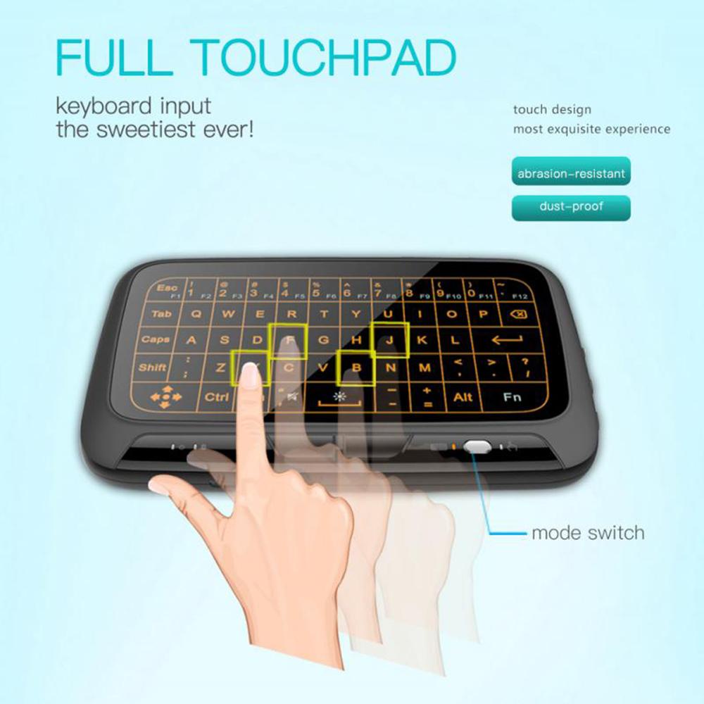 Combo Bàn Phím Và Chuột Không Dây Mini 2 4GHz Có Đèn Nền Tiện Dụng