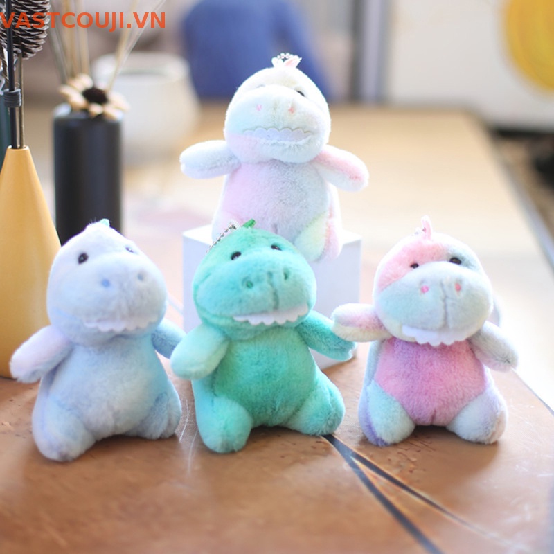 1 Móc Khóa Khủng Long Nhồi Bông 12cm Dễ Thương