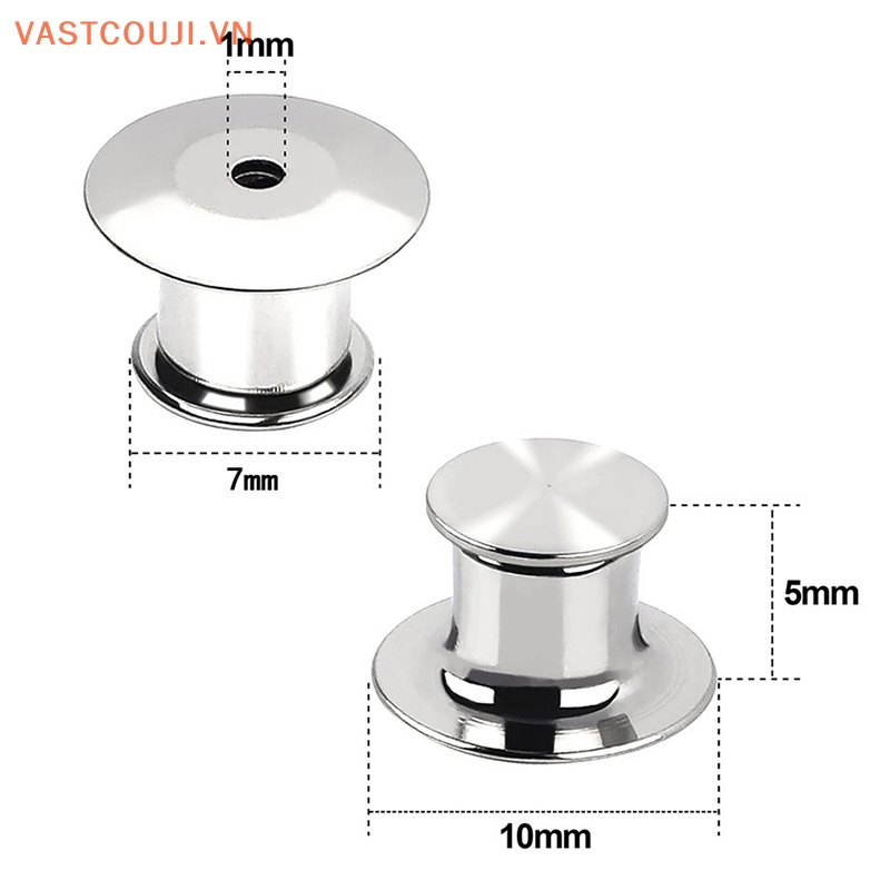 Bộ 10 Ghim Cài Bằng Kim Loại Chuyên Dụng Cho Khóa Cổ Áo